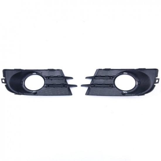 1Pair New Front Fog Lamp Grille Cover For VW Tiguan 2012-2018