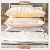 Clothes Storage Bag With Valve Clear Border Bedding,Space Saving Bag Clothes Sorting Packaging Folding Compression Storage Bag