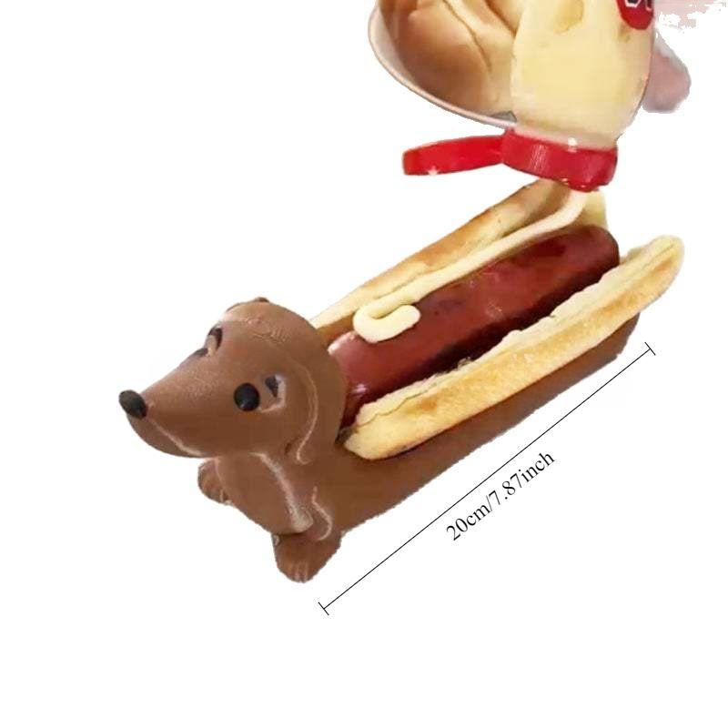 Dachshund Dog Shaped Cube Tray  Novelty Sausage Dog Mold for Party & Crafts Hot Dog Decoration Banquet Home Decoration