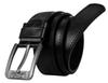 Wide PU+Leather Belt LB-7-0-120 Black 6582