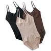 XXS Seamless Bodysuit with Breast Pads: Women's Tummy Control, Hip Lift, Shaping Camisole Girdle.
