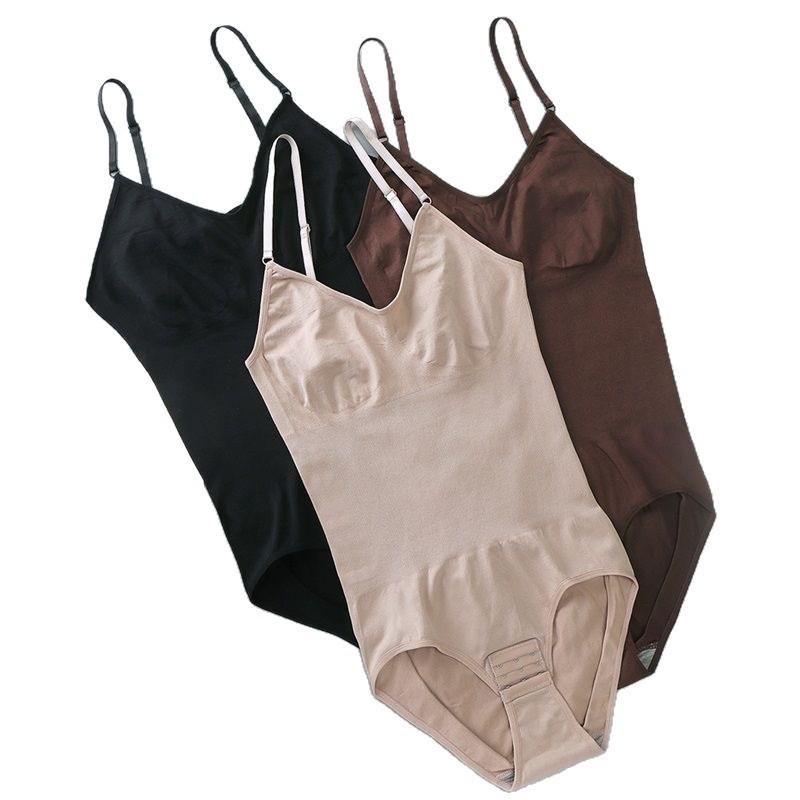 XXS Seamless Bodysuit with Breast Pads: Women's Tummy Control, Hip Lift, Shaping Camisole Girdle.