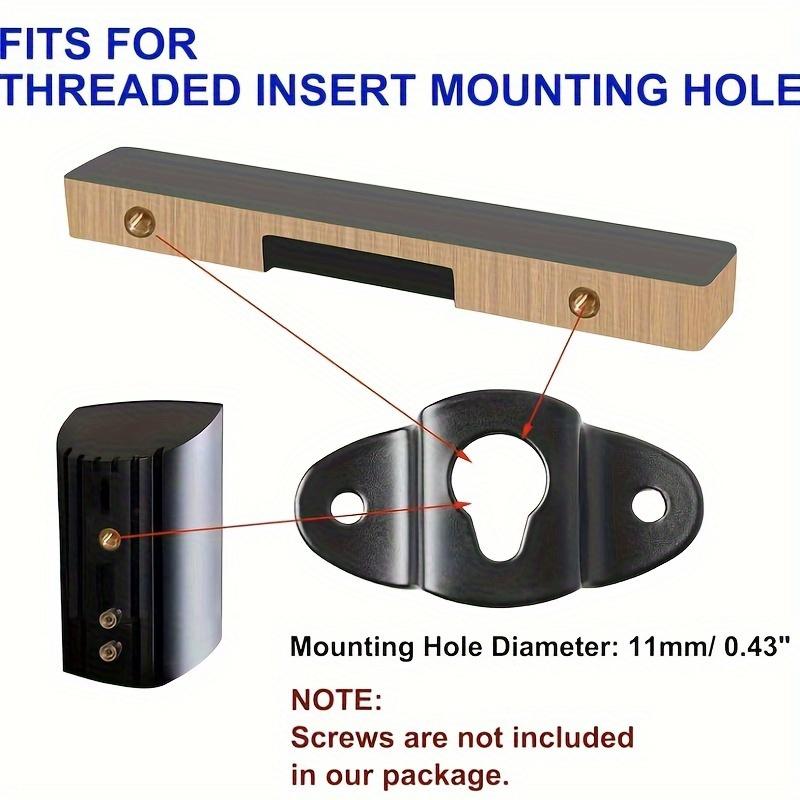 8ks Závěsné držáky reproduktorů, Háky pro instalaci reproduktorů, Závěsné háky pro reproduktory