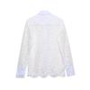 European and American French Women's Fashion Hollow Embroidered Shirt Set 4786052 2731051