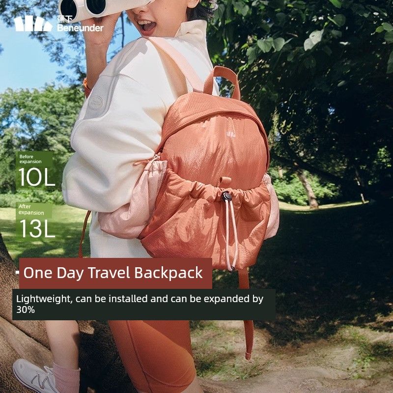 

Banana Backpack Female Lc183 Travel Lightweight Work Waterproof Work Clothing Sports Bag Hiking Small Backpack School Bag Anke Red-Magic Fog Powder [Flagship]]