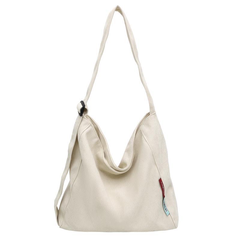 Crossbody Bag Women's Large Capacity Canvas Bag Student Class Commuter Shoulder Bag