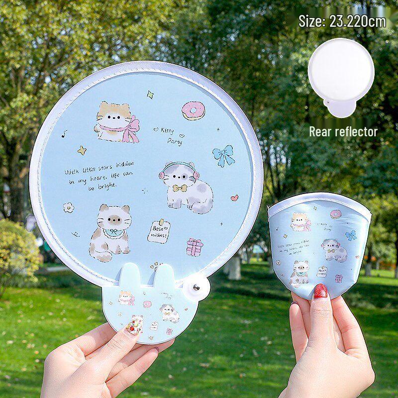 Children s Portable Cartoon Folding Fan