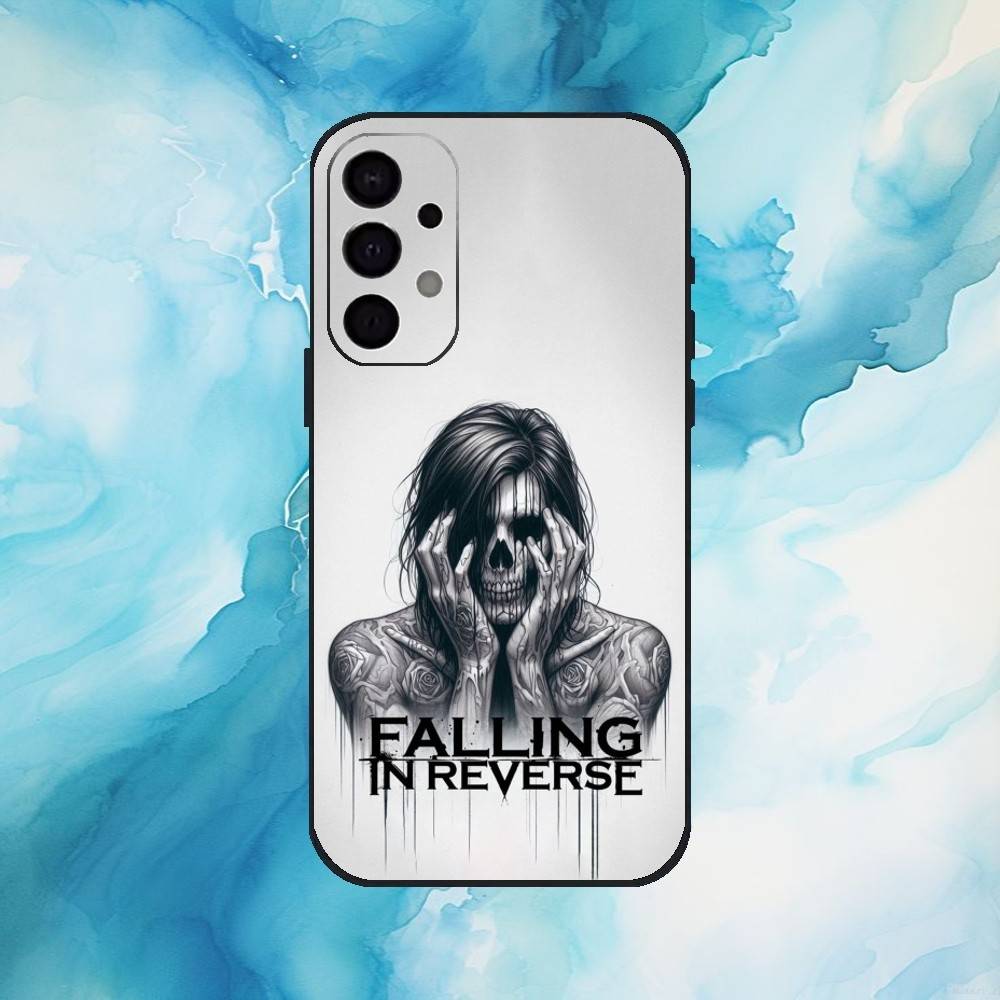 F-FallingS In Reverse Band Phone Case For Samsung Galaxy A73,A72,A71,A70,A53,A52,A51,Others Soft Black Cover