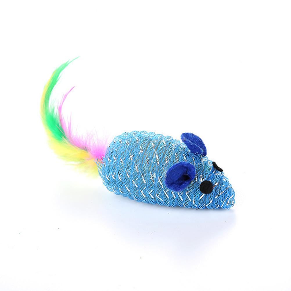 10 pezzi / set Giocattoli Carini Colorati Leggeri per Gatti Animali Domestici Topi Cacciagatto Forniture per Animali Domestici Giocattoli per Animali Domestici Giocattoli Topo