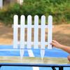 Plastic Garden Retaining Fence Garden Edging Border Panels with Stakes No Dig Landscape Edging Border for Yard Path Lawn