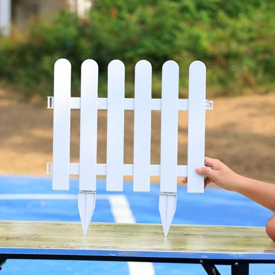 Plastic Garden Retaining Fence Garden Edging Border Panels with Stakes No Dig Landscape Edging Border for Yard Path Lawn