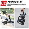Portable Ergonomic Camera Handle 5 1/4inch Screw Holes 2 Cold Shoe Mounts For SC2/S3 Camera Professional Filming