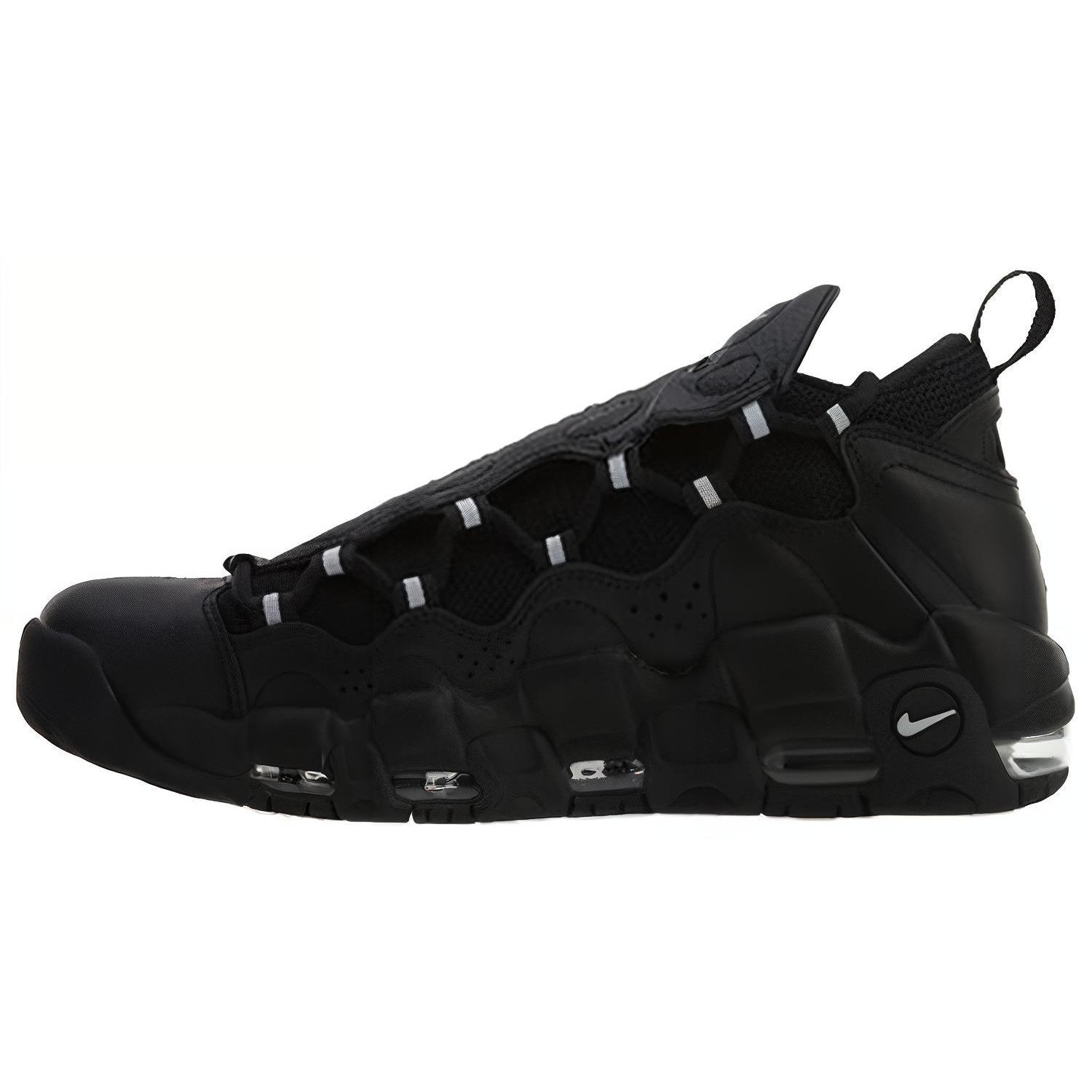 

new Nike Air More Money Black Metallic Silver Men s 45