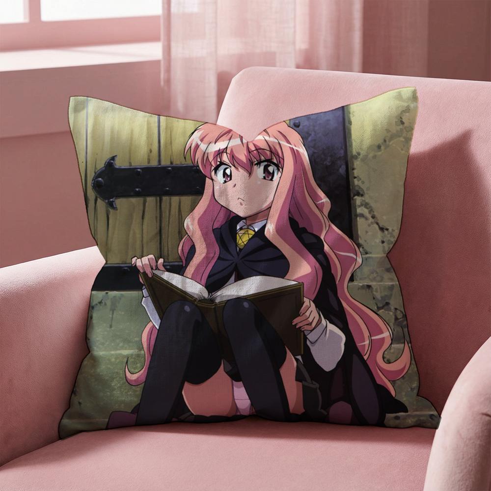 

Anime Z-Zero no T-Tsukaima Cushion Cover Multi-Scene Pillow Cover for Home & Car - Reversible, Soft & Durable for Daily Use 30cmx30cm