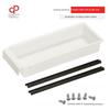 Sewing Machine Drawer Machine Flat White Plastic Drawer Slide Rail Slider Industrial Sewing Machine Drawer with Track Drawer