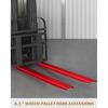 72 Inch Forklift Extensions for 4.5 Inch Width Forklift Truck, Heavy Duty Steel Pallet Fork Extensions with Lift Truck Loaders