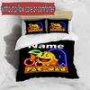 3pcs Duvet Cover Set (1*Duvet Cover + 2*Pillowcase, Without Core), Custom Name PAC Pattern Bedding Set, Home Bedroom Decor Gift