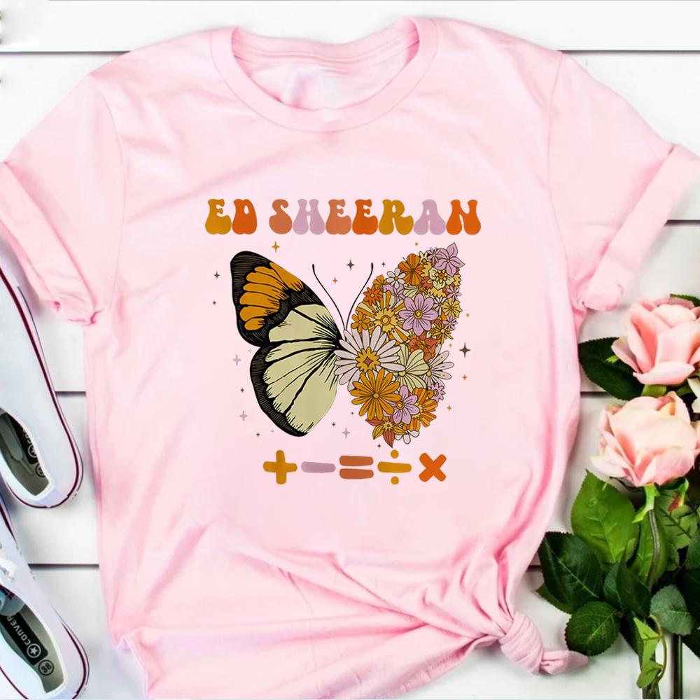 

Ed Sheeran Butterfly Tshirt Aesthetic Butterfly Shirt Country Music T Shirt Music Concert Shirts Unisex Short Sleeves Tops 4XL
