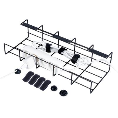 Cable Management Organizer for Under Desk Office Basket for Cables