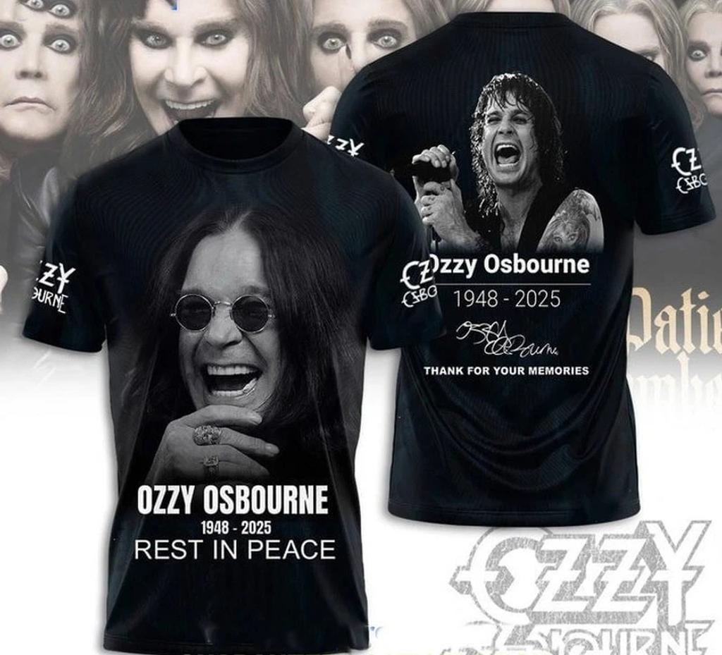 Rare! Ozzy Osbourne 1948 2026 3D Shirt Unisex Concert S To 5XL EL762