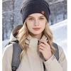 Ear Protection Warm Beanie Hat Windproof Fleece Lined Knitted Cap Fashion Knit Beanie  Camping