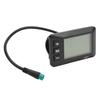 Displej na elektrické kolo 36V 48V LCD GD01 Displej 5kolíkový vodotěsný konektor pro řidítka 22,2 mm