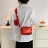 Summer  Bright And Fashionable Charm Personalized Crossbody Small Hanging Bag Fashion Texture Women's Shoulder Portable Small