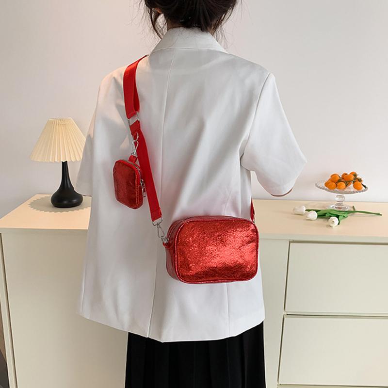 Summer Bright And Fashionable Charm Personalized Crossbody Small Hanging Bag Fashion Texture Women's Shoulder Portable Small