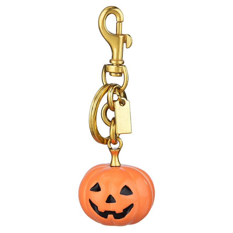 Halloween Pumpkin Keychain Keyring Funny Pumpkin Pendant Bag Charms Halloween Party Gifts Decorations For Women Men Kids