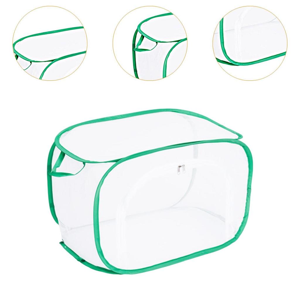 Butterfly Catching Cage Feeding Net W/ Handle Multi Use Protection Cover