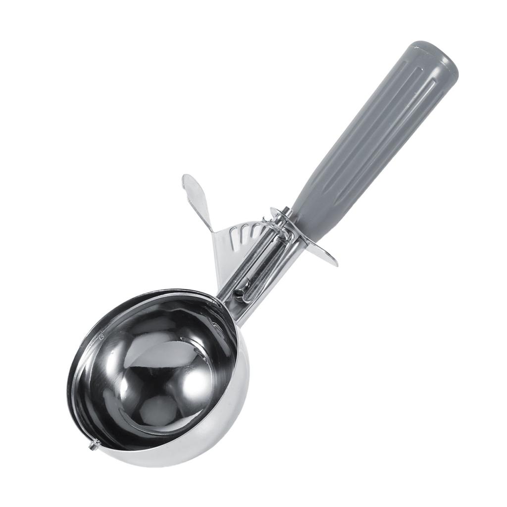 Stainless Steel Ice Cream Scoop with Plastic Handle Practical Fruit Serving Spoon Kitchen Tool for Hot Or Cold Ice Cream