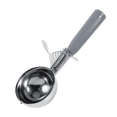 Practical Stainless Steel Fruit Ice Cream Scoop Spoon with Plastic Handle Kitchen Tool (7.2cm)