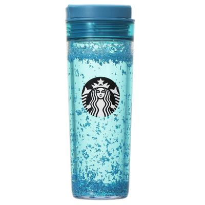 STARBUCKS Wasserbecher, Blauer Glitzer, 473ml, Blau, Glitzer, Sommer, Konfetti, Niedlich, Stilvoll, Wasserflasche, Geschenk, Weihnachten, Geburtstag, Danke, Geschenk