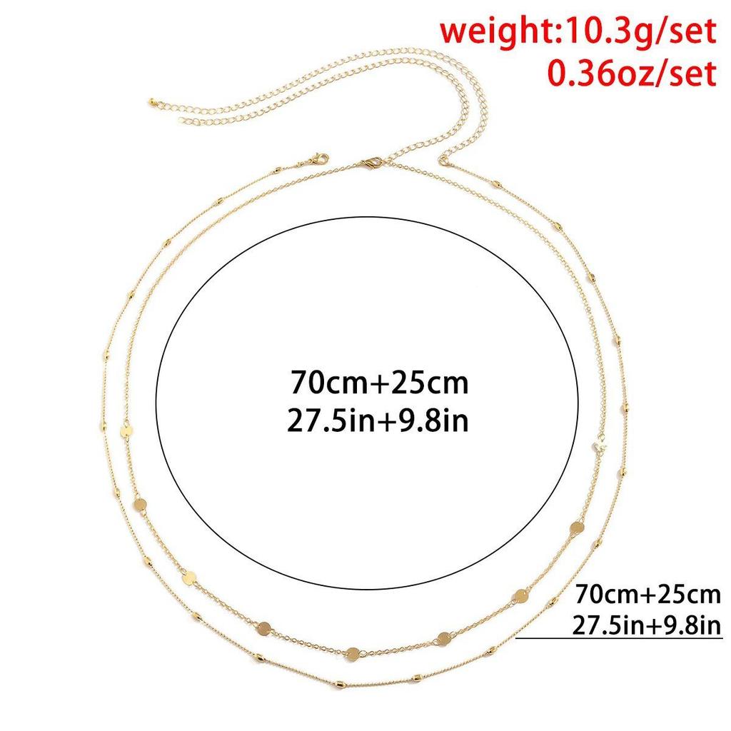 European & American Metal Fashion Waist Chain Jewelry – Stylish Crossbody Accessory