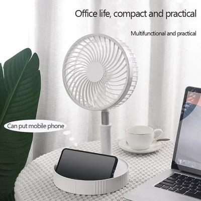 7200mAh USB Rechargeable Portable Folding Floor Low Noise for Outdoor Home Wireless Fan 3 Speed Camping Portable Fan