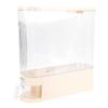Rice Dispenser with Cup PP Sealed Slim Dry Food Storage Grain Container Bin for Pantry Home Kitchen Organization