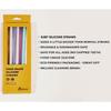 8.6-inch (220mm) Reble Silicone Straws – Set of 8 Soft Pastel Straws + Cleaning Brush + Kraft box – BPA-Free, Dishwasher Safe – Great for