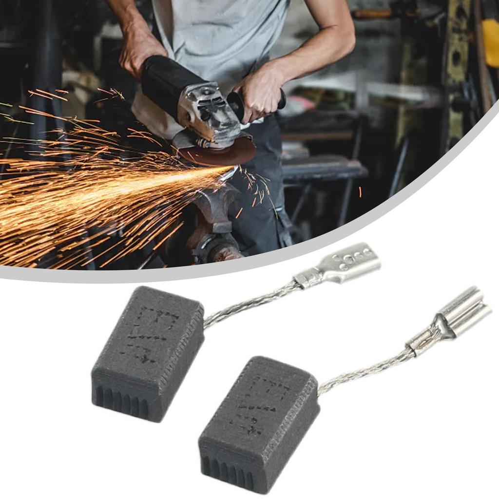 2pcs Carbon Brushes With Cutoff Replacement Small Angle Grind For Bosch 6.5x8x13mm GWS 7-100/GWS 7-115 E/GWS 7-125