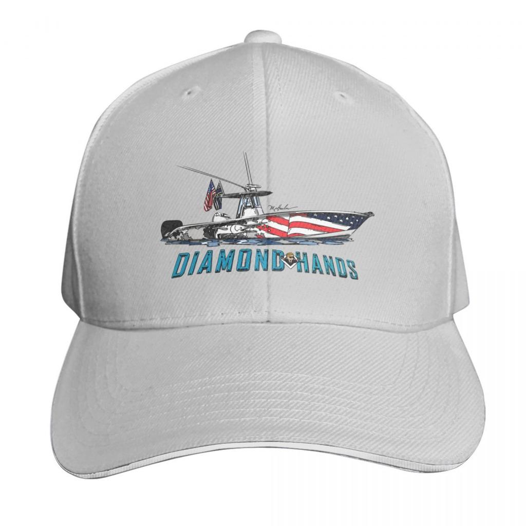 Diamond Hands Yellowfin Baseball Cap Sun Cap Dropshipping Luxury Caps Tactical Cap Women Beach Fashion Unisexs