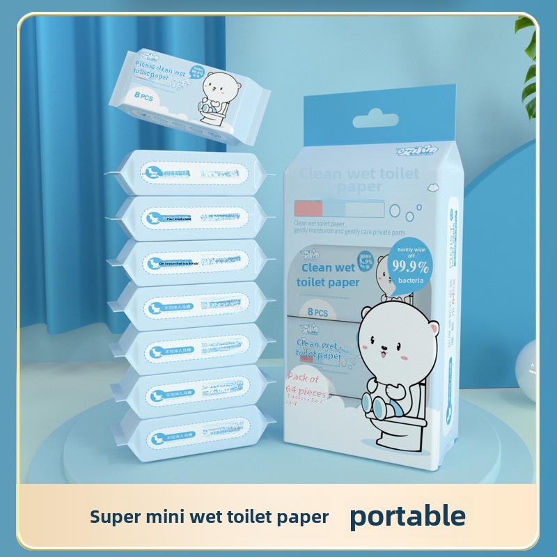 

Компактные влажные салфетки унисекс для личной гигиены