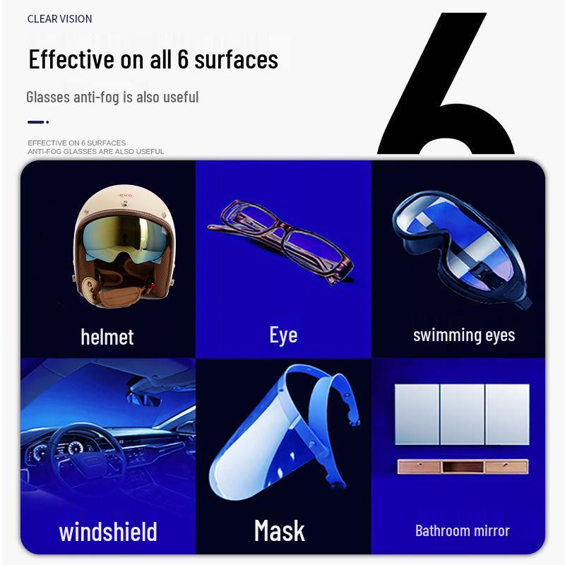 Concentrated Anti-Fog Spray for Car Windshields & Rearview Mirrors