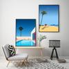 1pc Japan Beach City Summer Hiroshi Nagai Vaporwave Poster HD Posters Home Room Bar Cafe Decor Art Wall Painting Picture