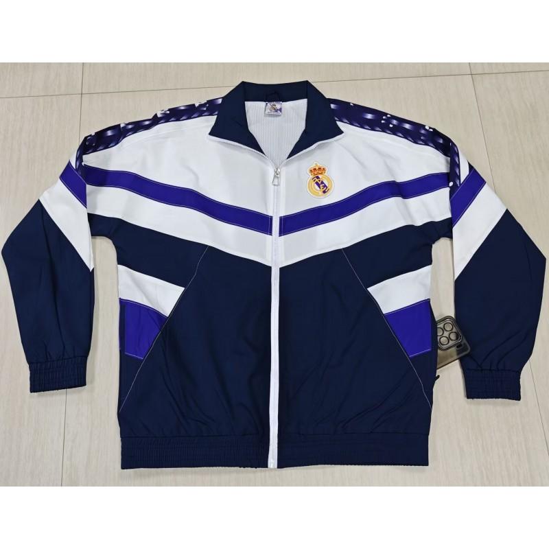 Maglia da Calcio Stile Vintage Giacca Sportiva Casual da Adulto Giacca a Vento Tutto