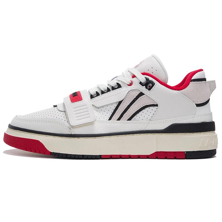 

New LiNing Rookie Cushioning Anti Slip And Wear Resistant Low Top Basketball Shoes White Black ABCS027-1 43.5