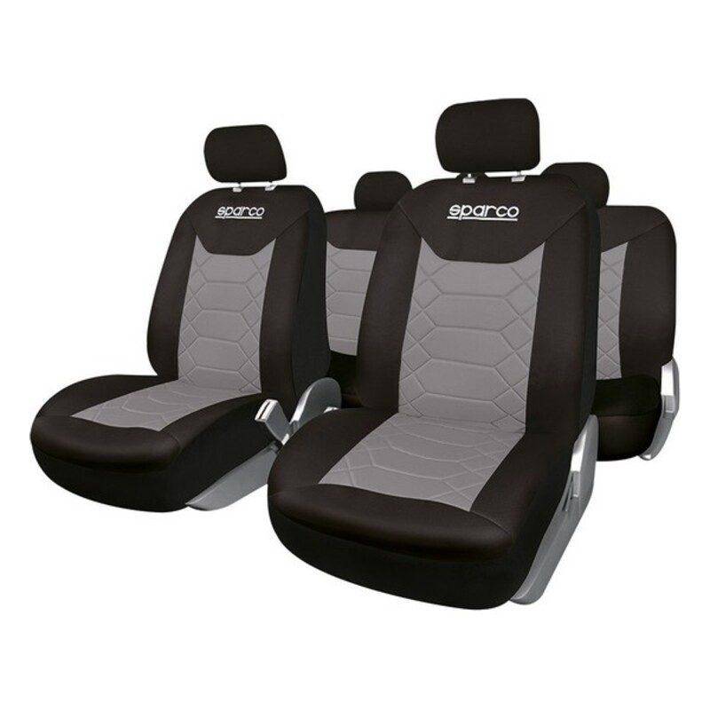 Sparco Sparco BK Universal Car Seat Covers (11PCS)