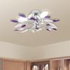 VidaXL Ceiling Light Leaf Shape Acrylic 4 Bulb Chandelier Pendant Lamp 240981