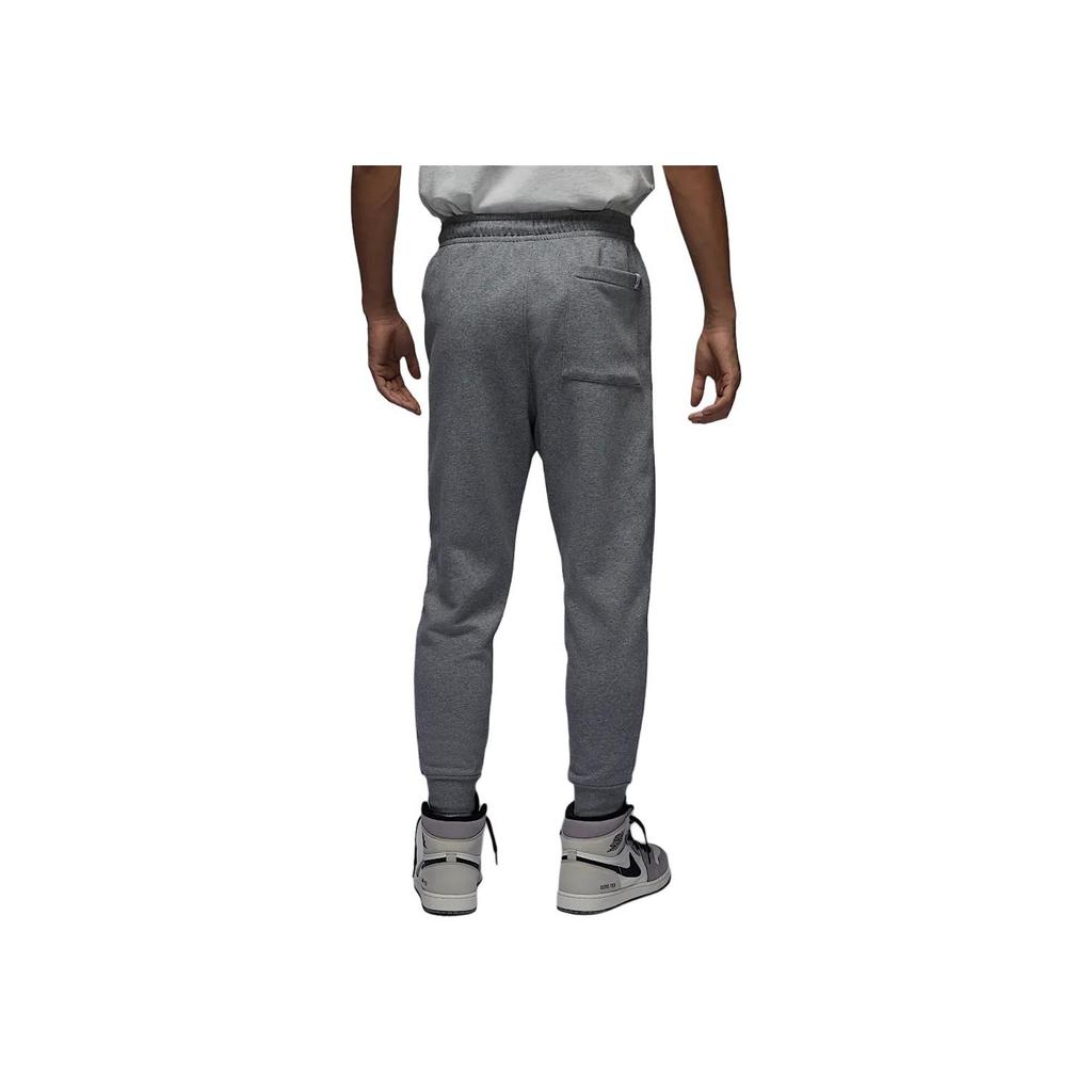 Jordan Logo Letter Print Cuffed Fleece Thick Windproof Warm Knitted Sports Pants Men pants Light-Gray FD7468-091