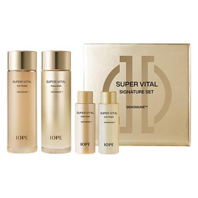 [IOPE] Super Vital Skincare Special Set – Softener 80mL + Emulsion 80mL + Travel Kit