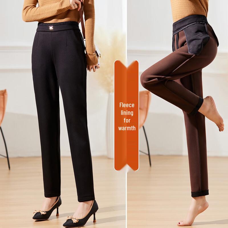 Paiste Women's Fleece-Lined Warm Casual Pants