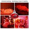 2pcs 250W Heat Lamp Red Light for Piglets Baby Chicken and Small Animals with E26 Base